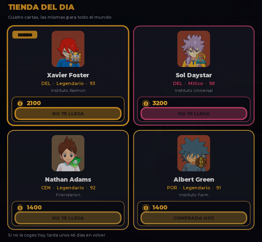 Tienda del día